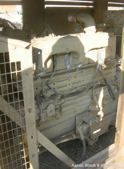Used Cummins 250 KW diesel generator set. Cummins model NT-855-GS3 engine, serial #A890196313. Cummins model 249-0152-02 generator end, serial# W3197-7, 3/60/277/480V 1800 rpm, main-line circuit brea...