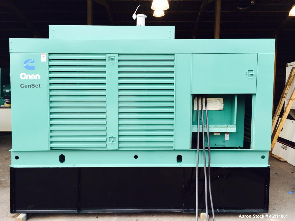 Used Cummins 250 kW diesel generator , model 250 DFAC. Cummins model LTA10-G1