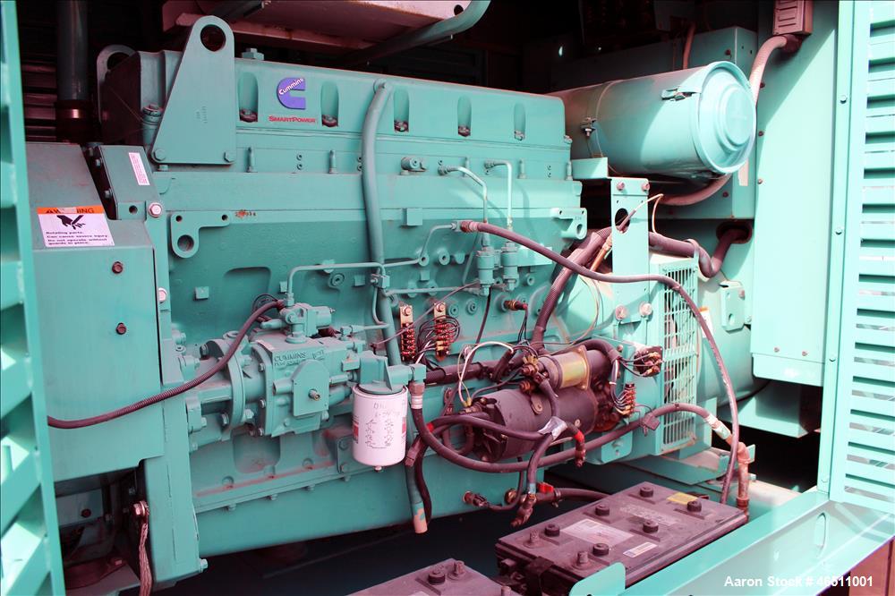 Used Cummins 250 kW diesel generator , model 250 DFAC. Cummins model LTA10-G1