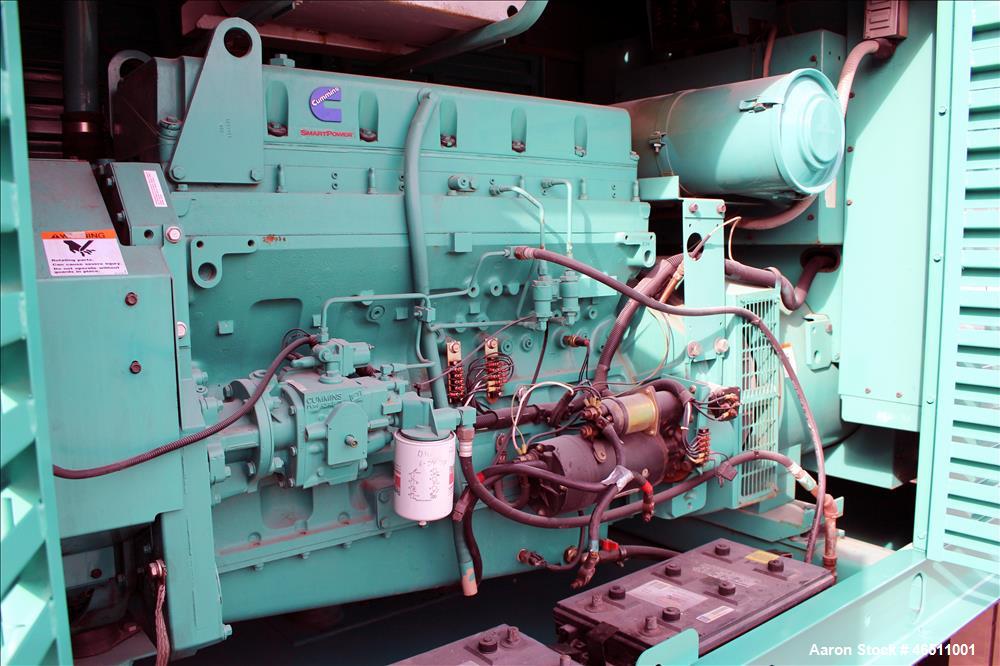 Used-Cummins 250 kW diesel generator , model 250 DFAC. Cummins model LTA10-G1