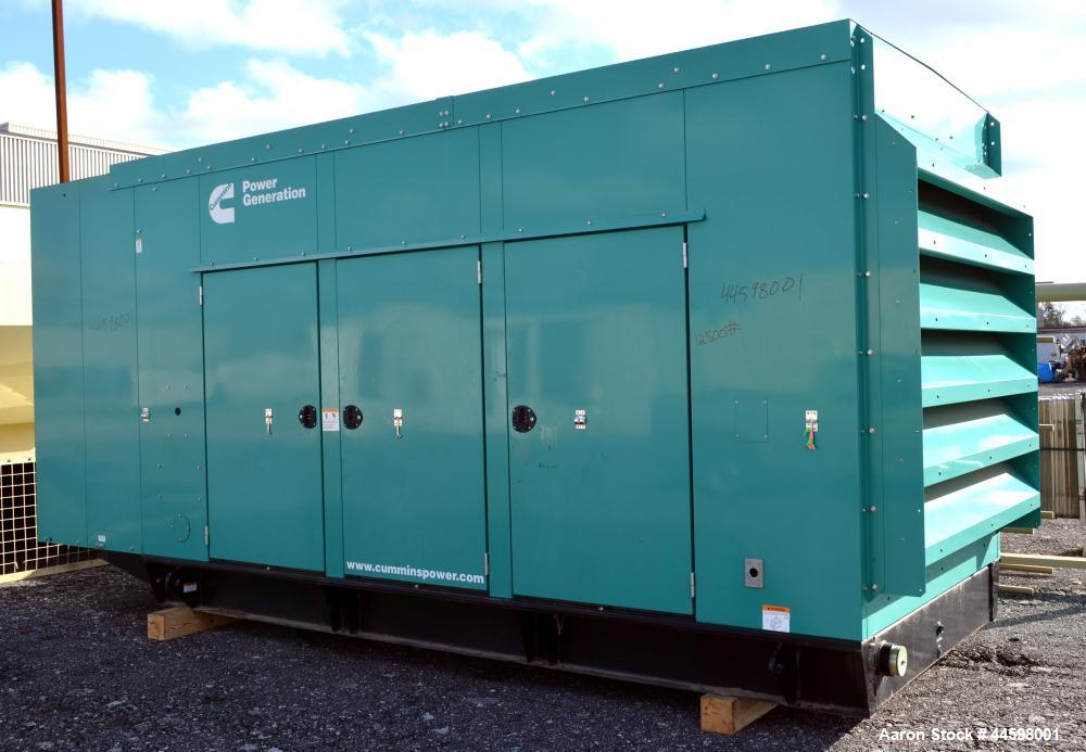 Used Cummins 250 kW Standby (225 Prime) Diesel Generator Set, Model 250DQDAA-7223642, SN-H80200476. Cummins QSL9-G3 NR3 engine rated 399 HP @ 1800 RPM, emissions EPA tier 3 certified. 3/60/277/480V. ...