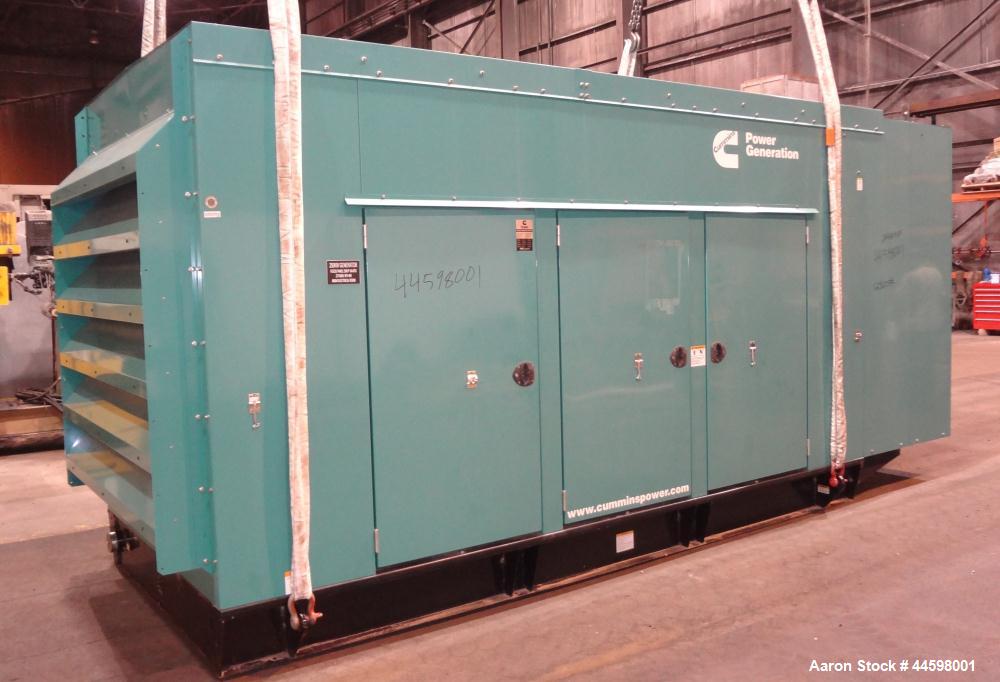 Used Cummins 250 kW Standby (225 Prime) Diesel Generator Set, Model 250DQDAA-7223642, SN-H80200476. Cummins QSL9-G3 NR3 engine rated 399 HP @ 1800 RPM, emissions EPA tier 3 certified. 3/60/277/480V. ...