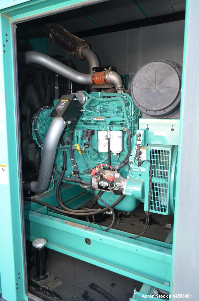 Used Cummins 250 kW Standby (225 Prime) Diesel Generator Set, Model 250DQDAA-7223642, SN-H80200476. Cummins QSL9-G3 NR3 engine rated 399 HP @ 1800 RPM, emissions EPA tier 3 certified. 3/60/277/480V. ...