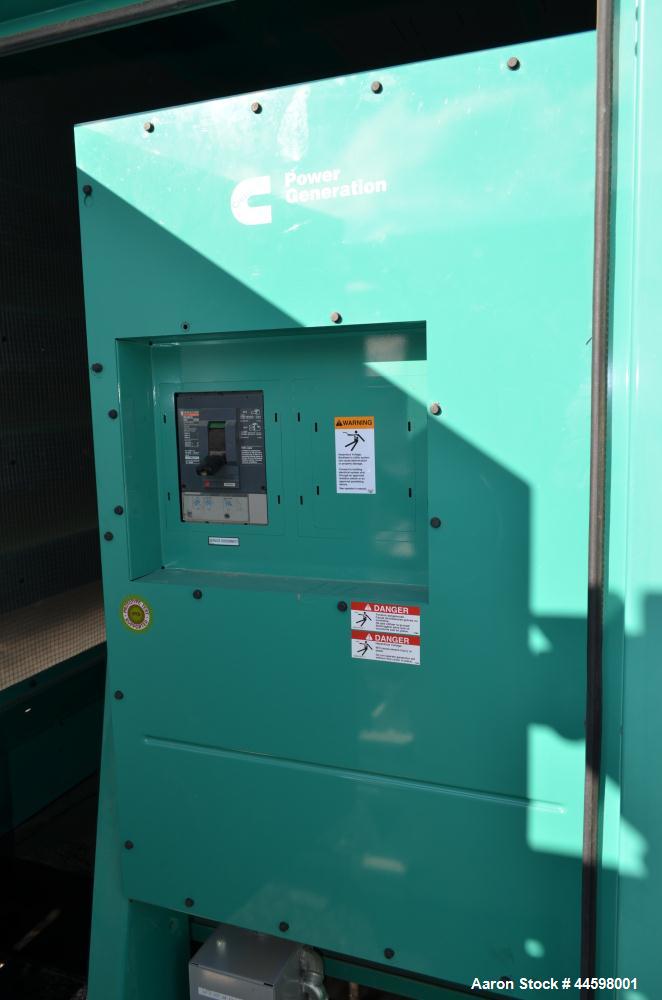 Used Cummins 250 kW Standby (225 Prime) Diesel Generator Set, Model 250DQDAA-7223642, SN-H80200476. Cummins QSL9-G3 NR3 engine rated 399 HP @ 1800 RPM, emissions EPA tier 3 certified. 3/60/277/480V. ...