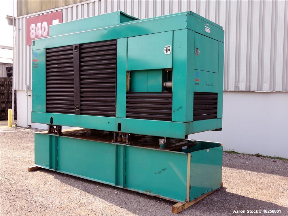 Used Cummins 300 kW standby (270 kW prime) diesel generator set, model 300DFCB, SN-F910400725. Cummins NTA-855-G2 engine rated 465 HP at 1800 RPM, SN-30331560. 3/60/277/480V. 500 Amp main-line circui...