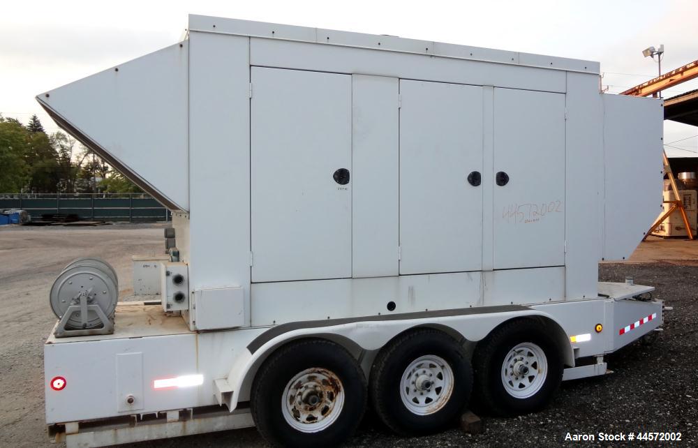 Used Cummins 300 kW standby (270 prime) portable / trailered diesel generator set, Model 300DQAF-2054, SN- F010246210. Cummins QSM11-G2 engine rated 470 HP at 1800 RPM, SN-35041935. 3/60/277/480V, 3 ...