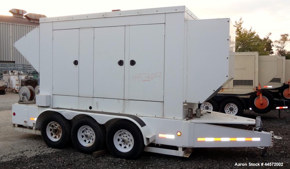 Used Cummins 300 kW standby (270 prime) portable / trailered diesel generator set, Model 300DQAF-2054, SN- F010246210. Cummins QSM11-G2 engine rated 470 HP at 1800 RPM, SN-35041935. 3/60/277/480V, 3 ...