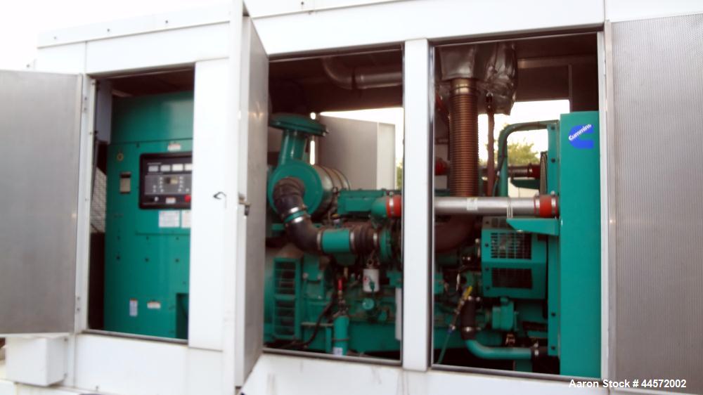 Used Cummins 300 kW standby (270 prime) portable / trailered diesel generator set, Model 300DQAF-2054, SN- F010246210. Cummins QSM11-G2 engine rated 470 HP at 1800 RPM, SN-35041935. 3/60/277/480V, 3 ...