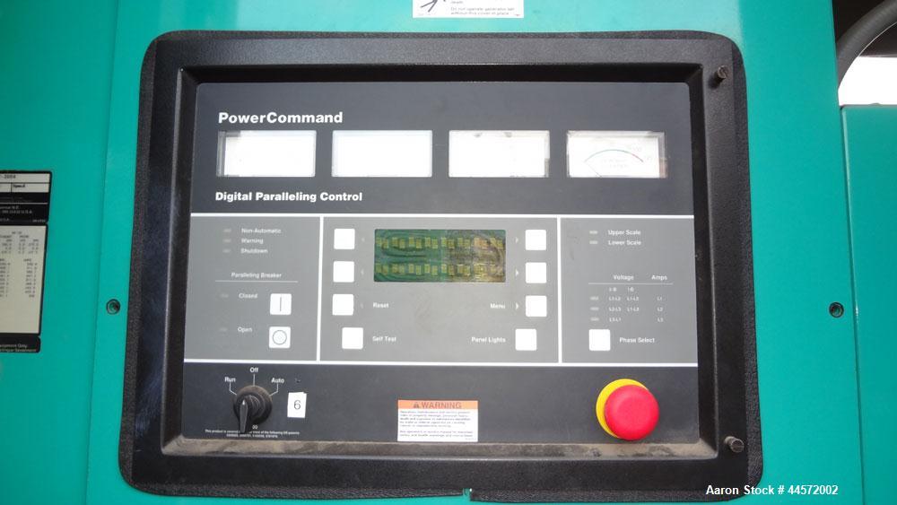 Used Cummins 300 kW standby (270 prime) portable / trailered diesel generator set, Model 300DQAF-2054, SN- F010246210. Cummins QSM11-G2 engine rated 470 HP at 1800 RPM, SN-35041935. 3/60/277/480V, 3 ...