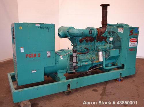 Used Cummins Onan 350 kW Standby (315kW prime) Diesel Generator Set, Model 350DFCC 39229F, SN- J900350129. Cummins NTA855-G3 rated 535 HP @ 1800 RPM. 3/60/277/480V. 800 Amp mainline circuit breaker. ...