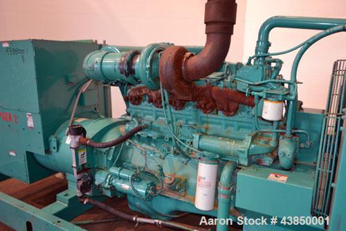 Used Cummins Onan 350 kW Standby (315kW prime) Diesel Generator Set, Model 350DFCC 39229F, SN- J900350129. Cummins NTA855-G3 rated 535 HP @ 1800 RPM. 3/60/277/480V. 800 Amp mainline circuit breaker. ...