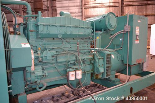 Used Cummins Onan 350 kW Standby (315kW prime) Diesel Generator Set, Model 350DFCC 39229F, SN- J900350129. Cummins NTA855-G3 rated 535 HP @ 1800 RPM. 3/60/277/480V. 800 Amp mainline circuit breaker. ...