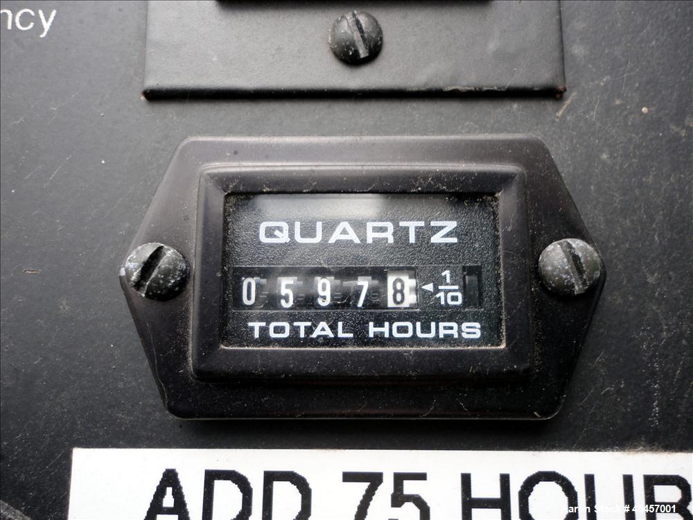 Used Cummins 350 kW diesel generator set, model 350DFCC, SN-H910410671. Cummins NTA855 engine rated 535 HP at 1800 RPM. 3/60/120/208V, 12 lead reconnectable to other voltages. PMG - permanent magnet ...