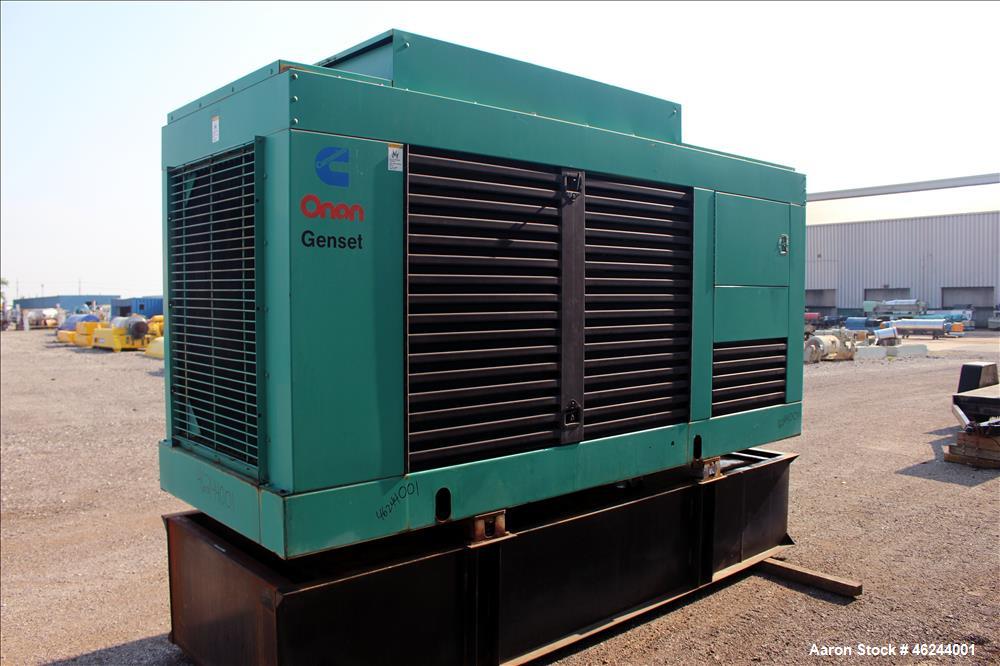 Used Cummins 350 kW standby (315 kW prime) diesel generator set model 350DFCC, SN-D920464636 Cummins NTA-855-G3 engine rated 535 HP at 1800 RPM, SN-303350028.  3/60/277/480V. 600 Amp main-line circui...