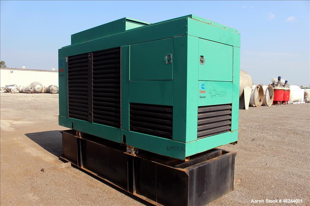 Used Cummins 350 kW standby (315 kW prime) diesel generator set model 350DFCC, SN-D920464636 Cummins NTA-855-G3 engine rated 535 HP at 1800 RPM, SN-303350028.  3/60/277/480V. 600 Amp main-line circui...