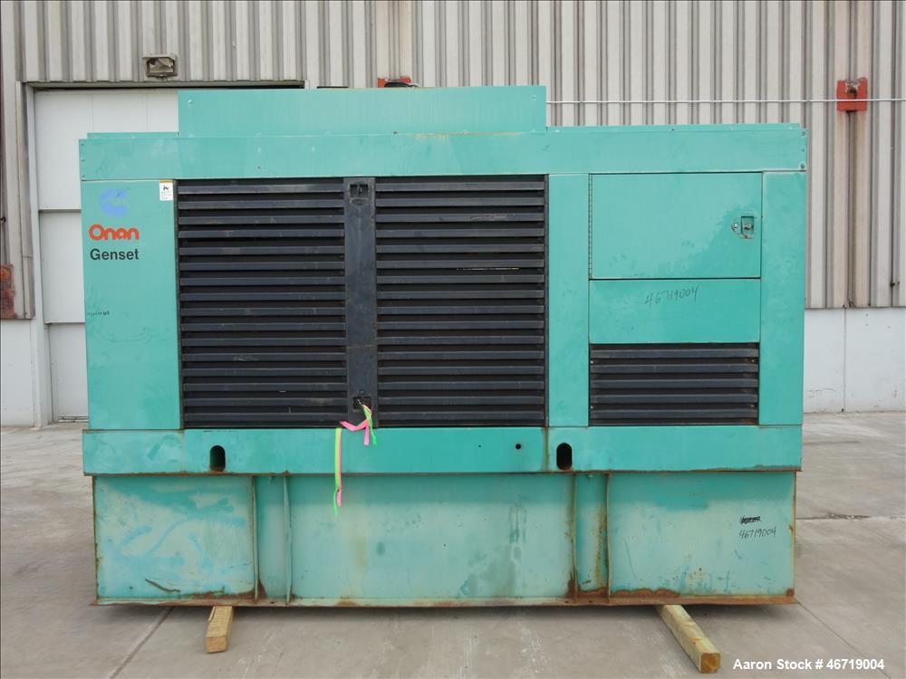 Used Cummins 350 kW diesel generator model 350DFCC. Cummins NTA-855-G3 engine