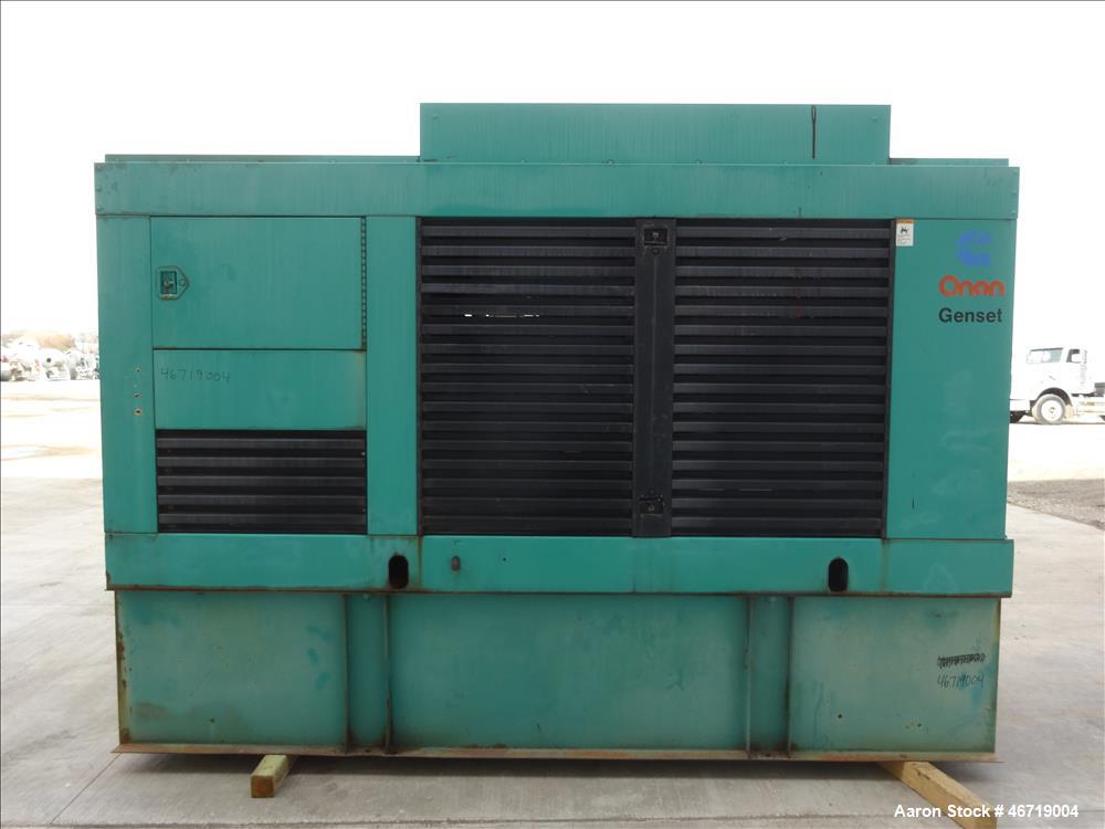 Used Cummins 350 kW diesel generator model 350DFCC. Cummins NTA-855-G3 engine