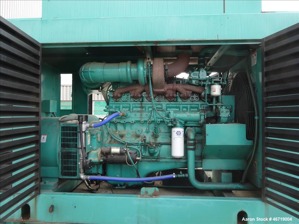 Used Cummins 350 kW diesel generator model 350DFCC. Cummins NTA-855-G3 engine