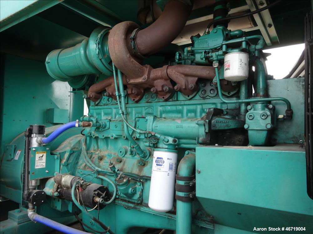 Used Cummins 350 kW diesel generator model 350DFCC. Cummins NTA-855-G3 engine