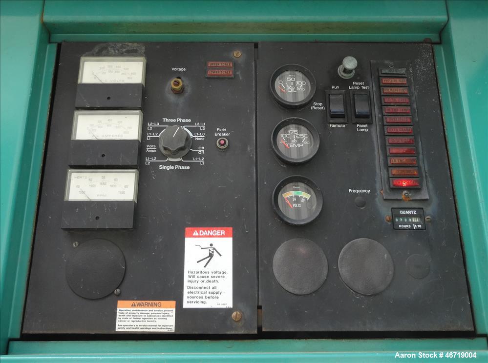 Used Cummins 350 kW diesel generator model 350DFCC. Cummins NTA-855-G3 engine