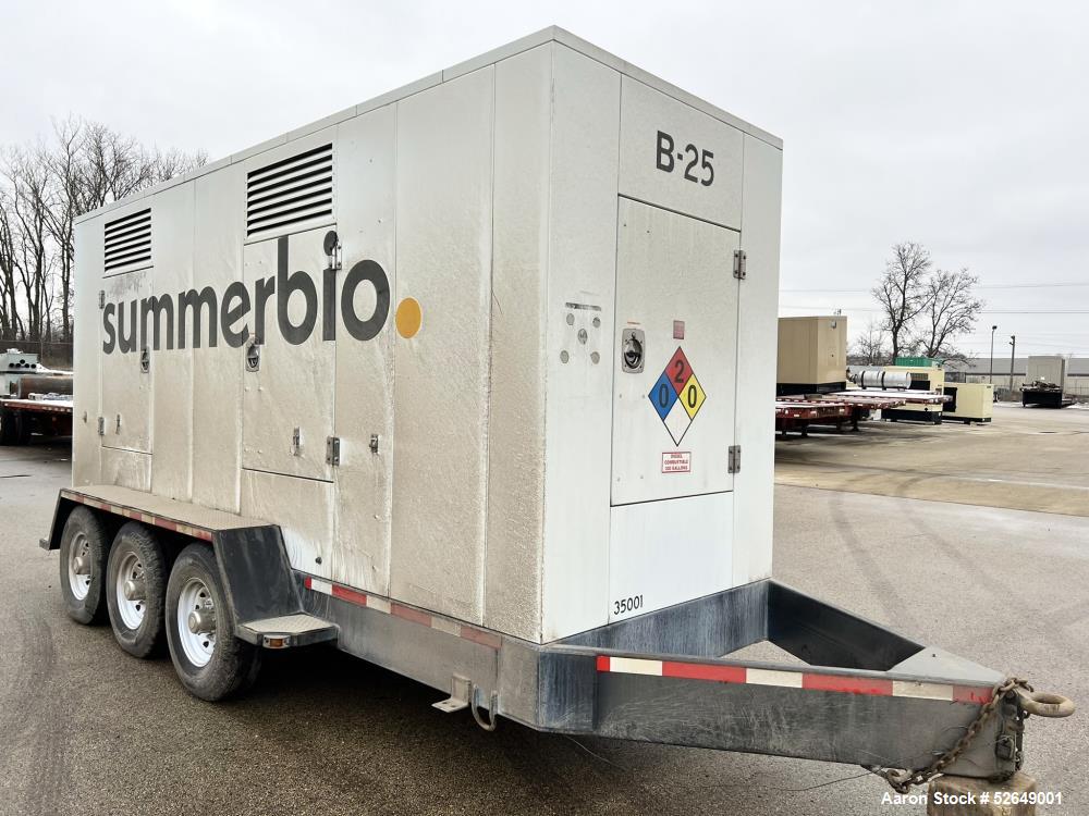Used Cummins 350 kW Standby (315 kW prime) Portable Diesel Generator Set, Model DQBB, SN-G990954887. Cummins N14-G2 engine rated 535 HP at 1800 RPM, SN-11962504. 3/60/277/480V. 600 Amp and 200 Amp ma...