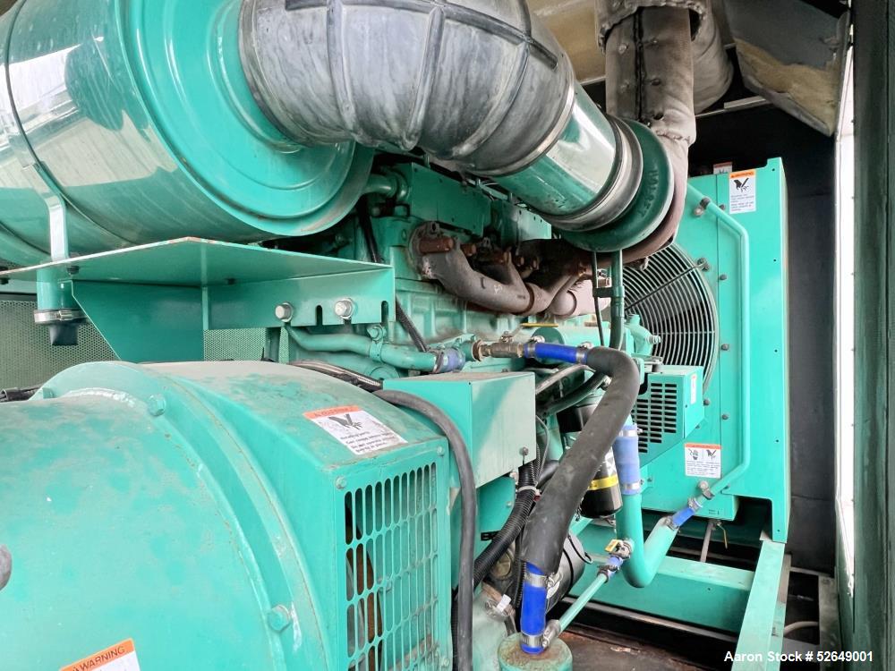 Used Cummins 350 kW Standby (315 kW prime) Portable Diesel Generator Set, Model DQBB, SN-G990954887. Cummins N14-G2 engine rated 535 HP at 1800 RPM, SN-11962504. 3/60/277/480V. 600 Amp and 200 Amp ma...