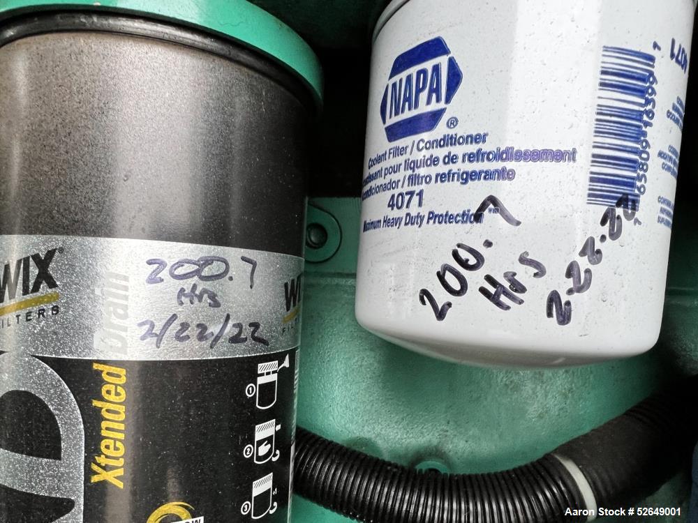 Used Cummins 350 kW Standby (315 kW prime) Portable Diesel Generator Set, Model DQBB, SN-G990954887. Cummins N14-G2 engine rated 535 HP at 1800 RPM, SN-11962504. 3/60/277/480V. 600 Amp and 200 Amp ma...