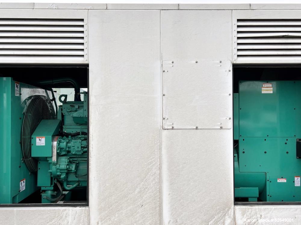 Used Cummins 350 kW Standby (315 kW prime) Portable Diesel Generator Set, Model DQBB, SN-G990954887. Cummins N14-G2 engine rated 535 HP at 1800 RPM, SN-11962504. 3/60/277/480V. 600 Amp and 200 Amp ma...