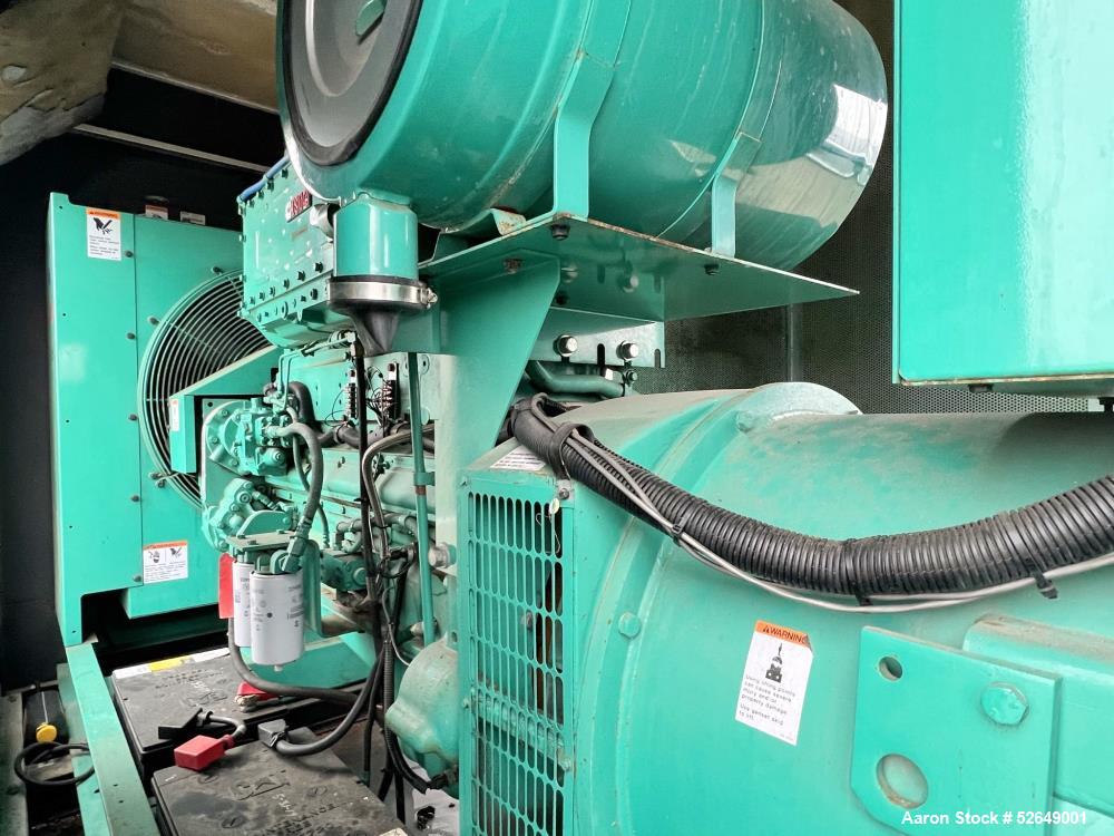 Used Cummins 350 kW Standby (315 kW prime) Portable Diesel Generator Set, Model DQBB, SN-G990954887. Cummins N14-G2 engine rated 535 HP at 1800 RPM, SN-11962504. 3/60/277/480V. 600 Amp and 200 Amp ma...