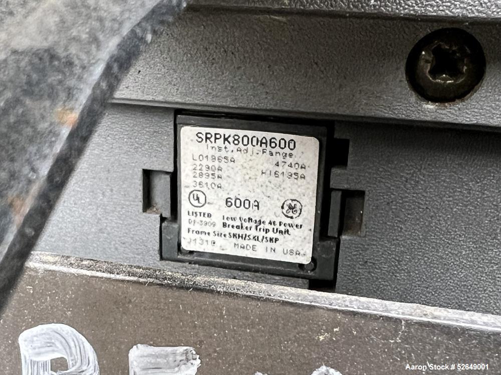 Used Cummins 350 kW Standby (315 kW prime) Portable Diesel Generator Set, Model DQBB, SN-G990954887. Cummins N14-G2 engine rated 535 HP at 1800 RPM, SN-11962504. 3/60/277/480V. 600 Amp and 200 Amp ma...