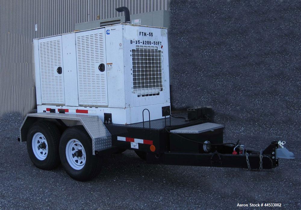 Used Cummins 35 kW Standby Diesel Generator Set, Model 35DGBB