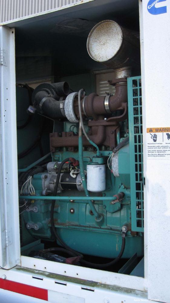 Used Cummins 35 kW Standby Diesel Generator Set, Model 35DGBB