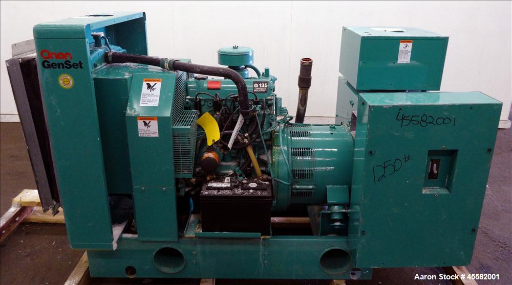 Used Cummins Onan 35 kW natural gas Generator Set