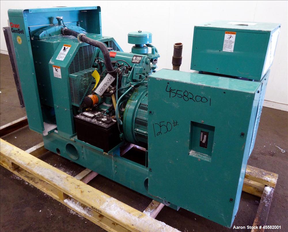 Used Cummins Onan 35 kW natural gas Generator Set