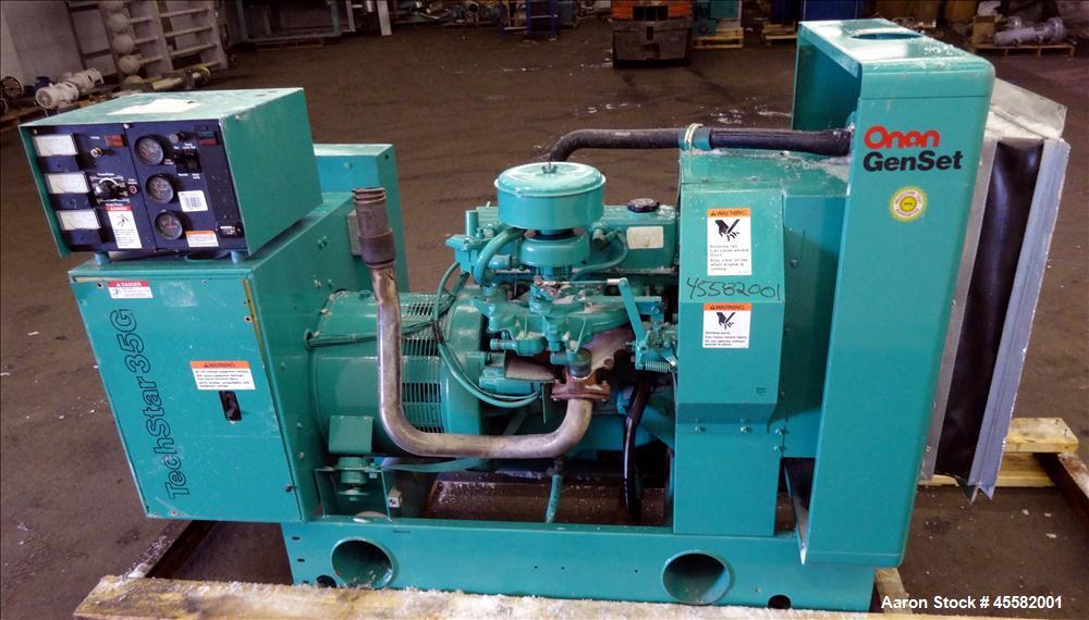 Used Cummins Onan 35 kW natural gas Generator Set