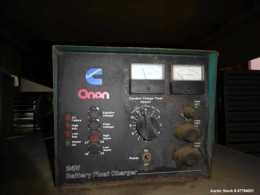 Used Cummins 400 kW diesel generator, model 400DFEB. Cummins KTA19-G2 engine
