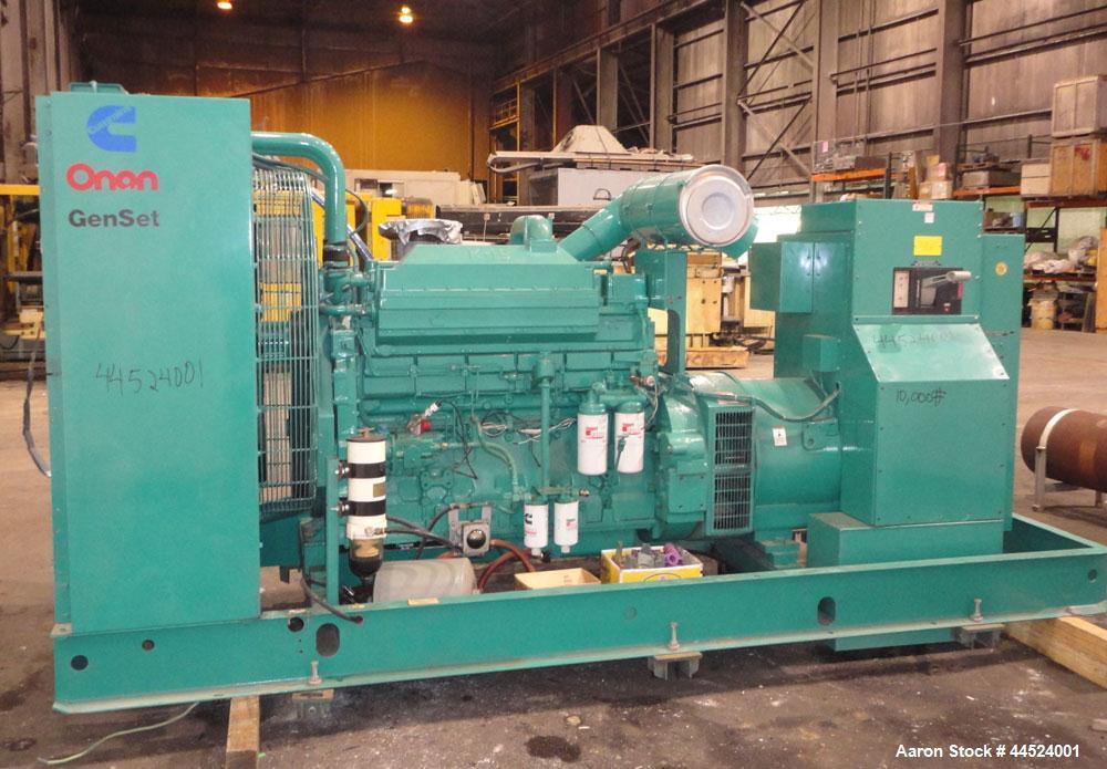 Used Cummins 450 kW Standby Diesel Generator Set, Model 450DFEC