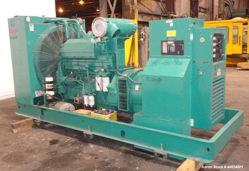 Used Cummins 450 kW Standby Diesel Generator Set, Model 450DFEC