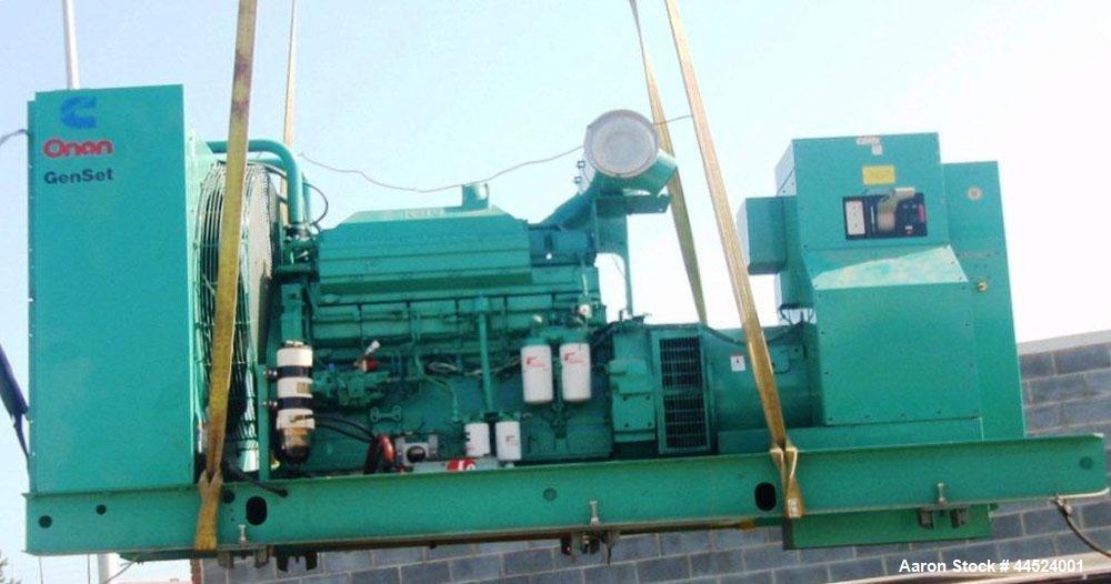 Used Cummins 450 kW Standby Diesel Generator Set, Model 450DFEC