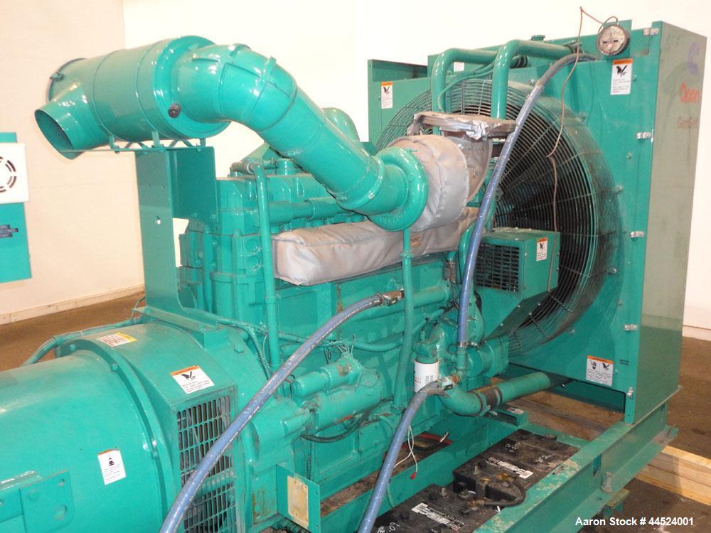 Used Cummins 450 kW Standby Diesel Generator Set, Model 450DFEC