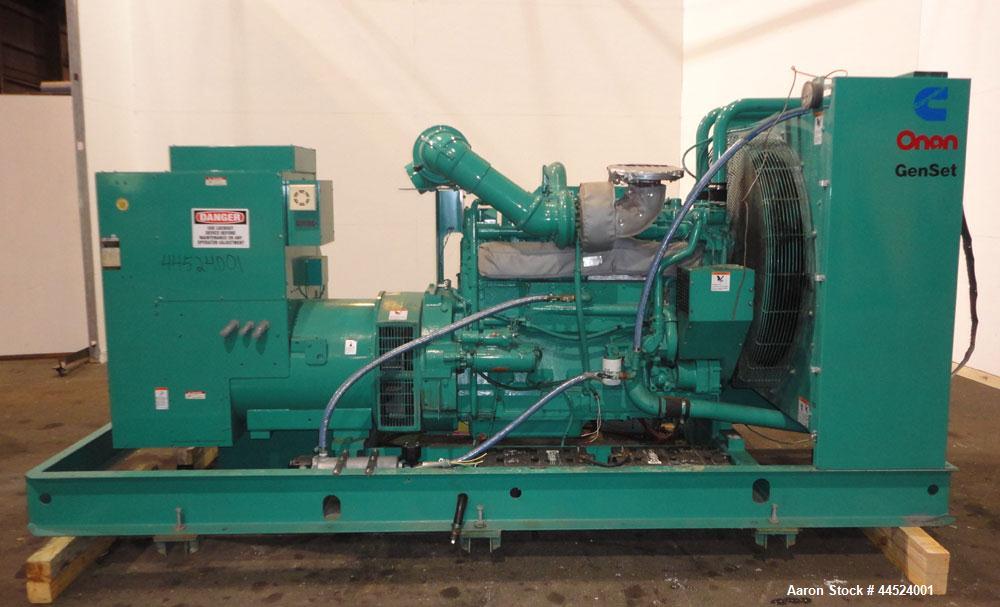 Used Cummins 450 kW Standby Diesel Generator Set, Model 450DFEC