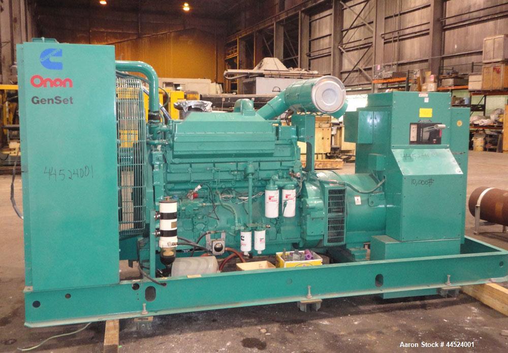 Used Cummins 450 kW Standby Diesel Generator Set, Model 450DFEC