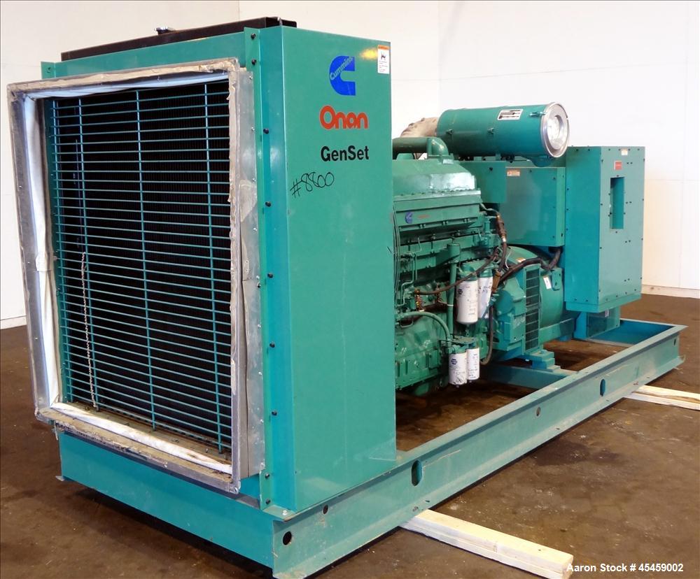 Used- Cummins 500 kW Standby Diesel Generator Set, Model 500DFED