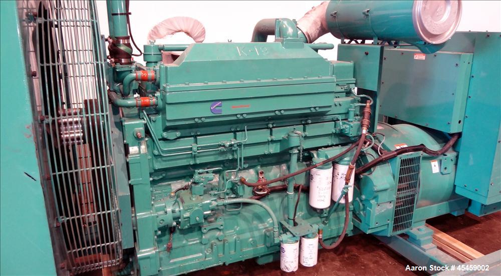 Used Cummins 500 kW Standby Diesel Generator Set, Model 500DFED