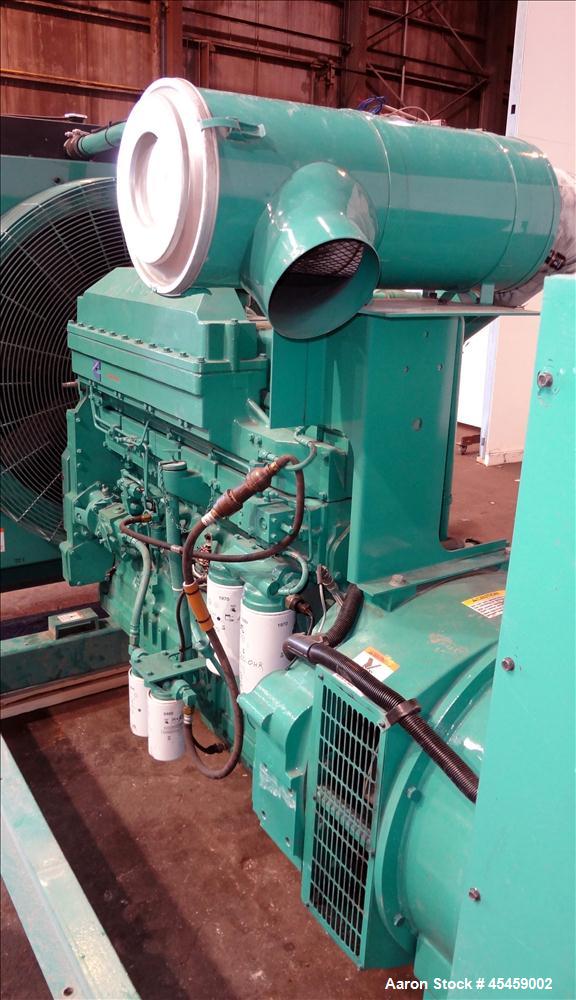 Used Cummins 500 kW Standby Diesel Generator Set, Model 500DFED
