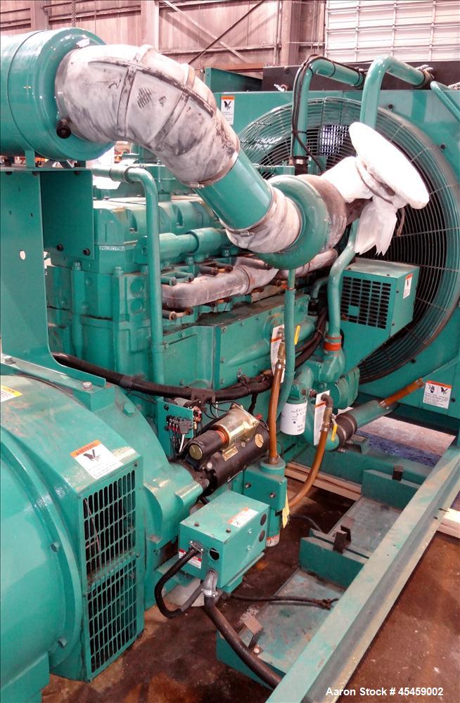 Used Cummins 500 kW Standby Diesel Generator Set, Model 500DFED
