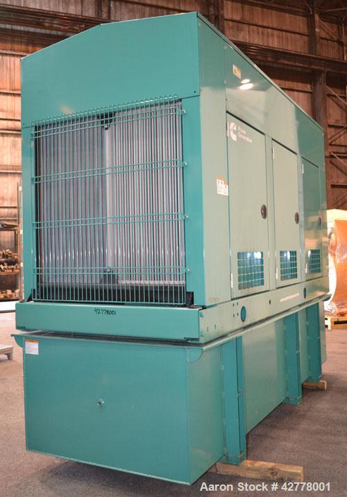 Used Cummins Onan 500kW Diesel Generator Set, model 500DFEK, serial #1080206597, EPA Tier II, engine model QSX15-G9 serial #79332347. 3/60/277-480V. Weather protective enclosure, 86dBA @ 25 foot fact...