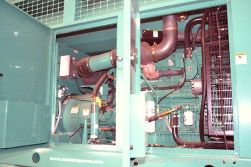 Used Cummins Onan 500kW Diesel Generator Set, model 500DFEK, serial #1080206597, EPA Tier II, engine model QSX15-G9 serial #79332347. 3/60/277-480V. Weather protective enclosure, 86dBA @ 25 foot fact...
