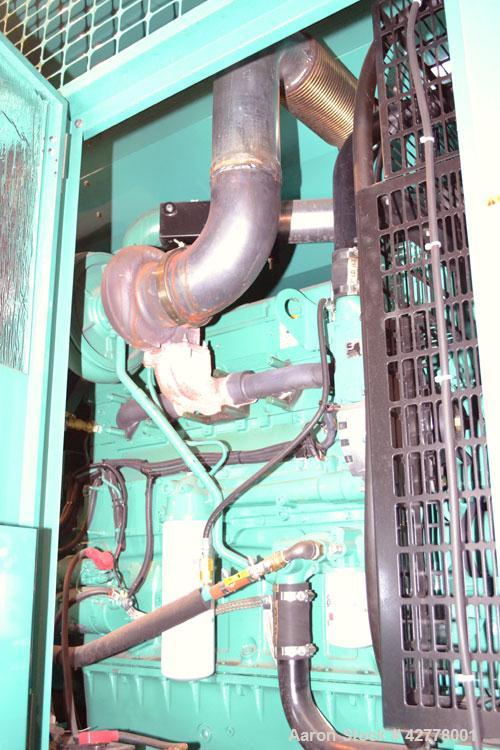Used Cummins Onan 500kW Diesel Generator Set, model 500DFEK, serial #1080206597, EPA Tier II, engine model QSX15-G9 serial #79332347. 3/60/277-480V. Weather protective enclosure, 86dBA @ 25 foot fact...