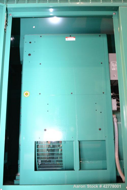 Used Cummins Onan 500kW Diesel Generator Set, model 500DFEK, serial #1080206597, EPA Tier II, engine model QSX15-G9 serial #79332347. 3/60/277-480V. Weather protective enclosure, 86dBA @ 25 foot fact...